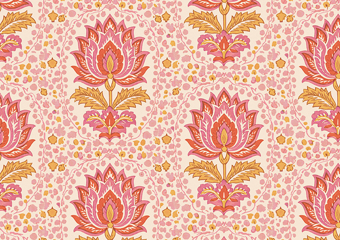 Petal & Block Lotus Blossom, Sunset - Roller Blind - Image 6